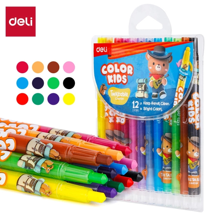 Deli Twistable Crayons